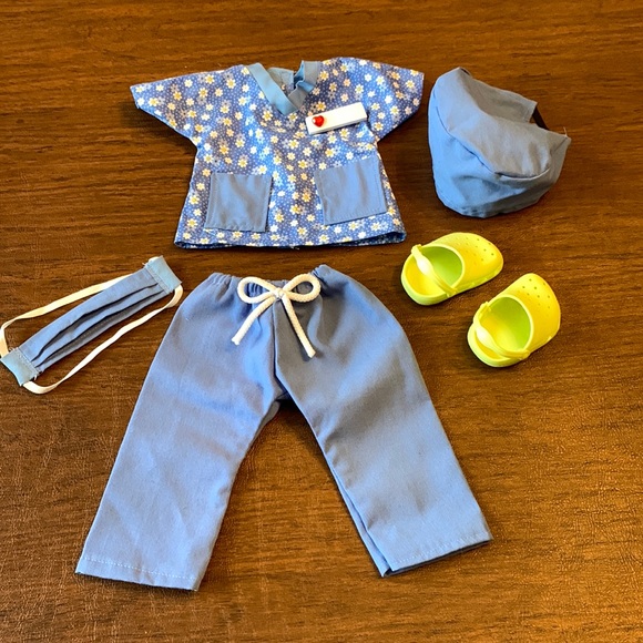 Toys | 18 Inch Doll Nursedoctor Scrub Uniform | Poshmark